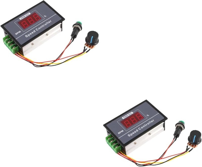 Gadpiparty وحدة تحكم سرعة محرك التيار المستمر PWM مع شاشة LED عرض قابل للتعديل 1 قطعة - Image 1